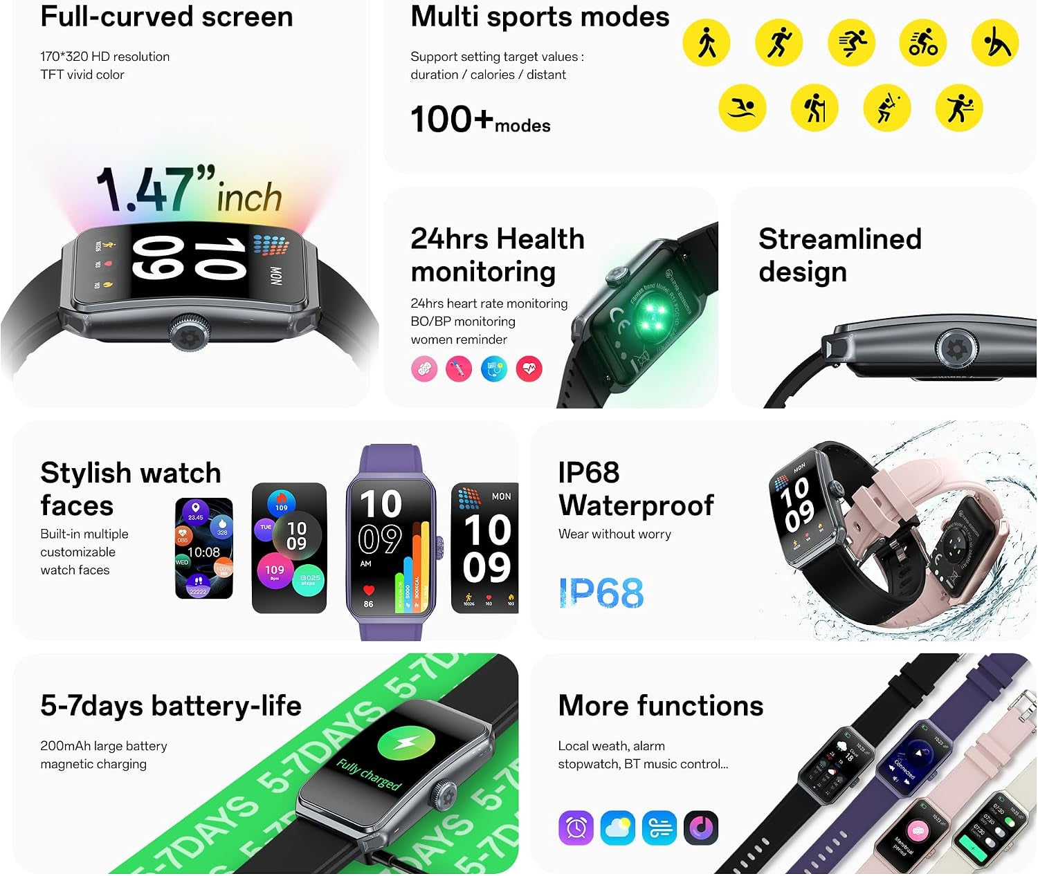 Unisex Fitness Tracker