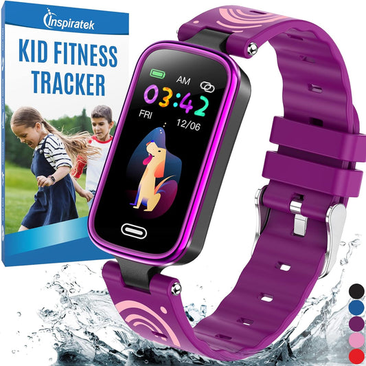 Kids Fitness Tracker for Age 5-16 (Purple)
